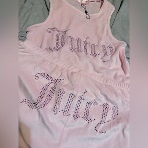 Juicy Couture Pink Tank and Shorts Set! BRAND NEW!